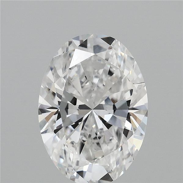 3ct Oval E VVS1 Lab Created Diamond