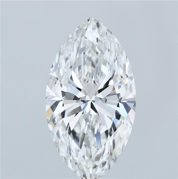 3.17ct Marquise F VVS2 Lab Created Diamond