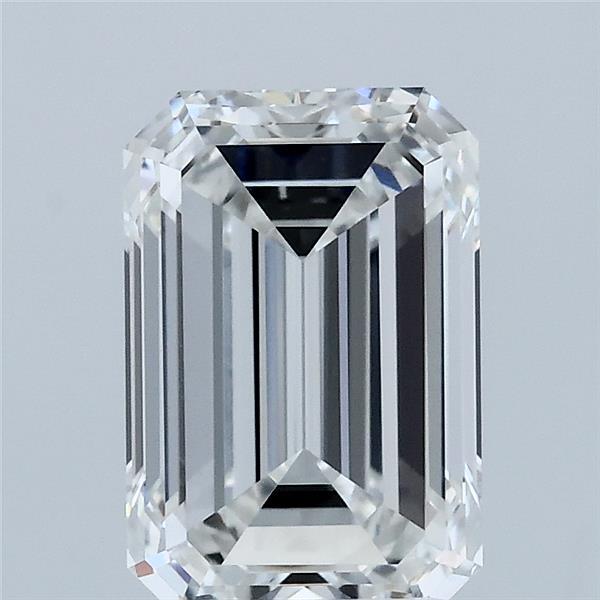 2.51ct Emerald F VVS2 Lab Created Diamond