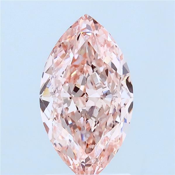 2.02ct Marquise FANCY INTENSE PINK VS1 Lab Created Diamond