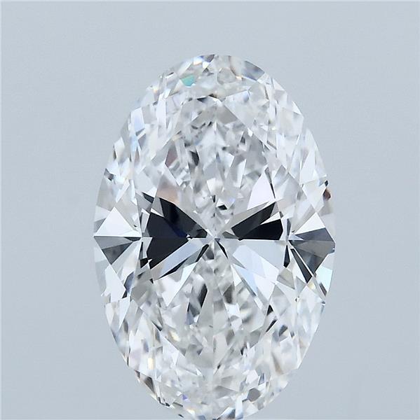 3ct Oval D VVS2 Lab Created Diamond