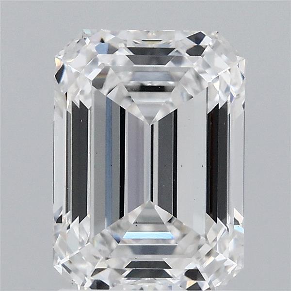 2.05ct Emerald D VS2 Lab Created Diamond
