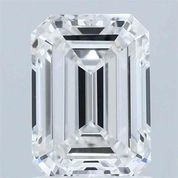 1.6ct Emerald E VVS2 Lab Created Diamond
