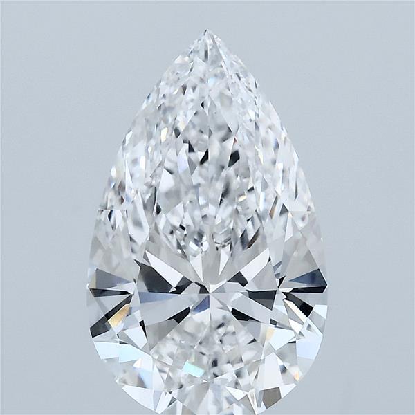3.02ct Pear E VVS2 Lab Created Diamond