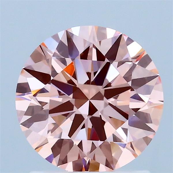 1.4ct Round FANCY INTENSE PINK VVS2 Lab Created Diamond