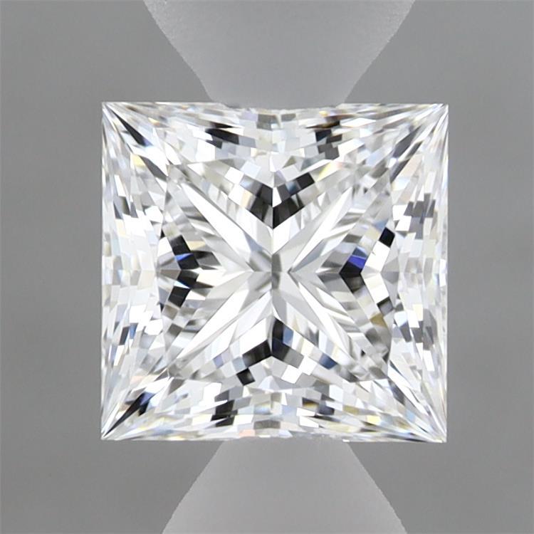1.08ct Princess D VVS2 Lab Created Diamond