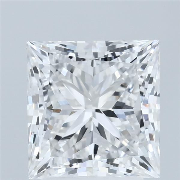 3.01ct Princess D VS1 Lab Created Diamond