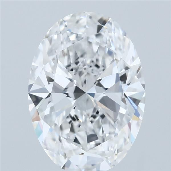 2.51ct Oval D VVS1 Lab Created Diamond