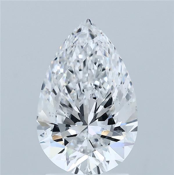 2.06ct Pear D VS2 Lab Created Diamond
