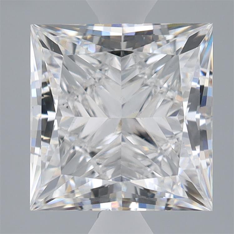 3.74ct Princess E VS1 Lab Created Diamond