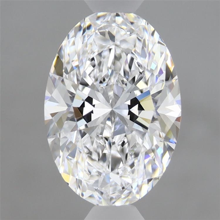 1.55ct Oval D VVS2 Lab Created Diamond