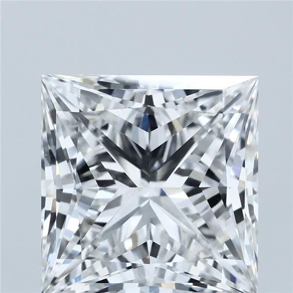 5.02ct Princess E VVS2 Lab Created Diamond