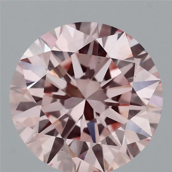 2.03ct Round FANCY INTENSE PINK VS1 Lab Created Diamond