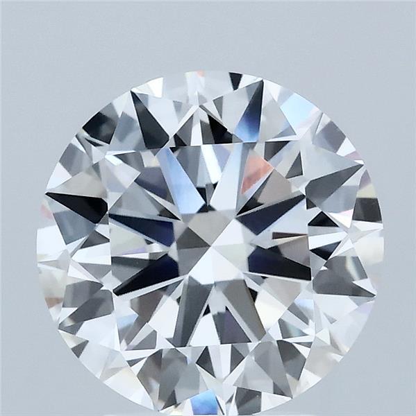 3ct Round E VVS2 Lab Created Diamond