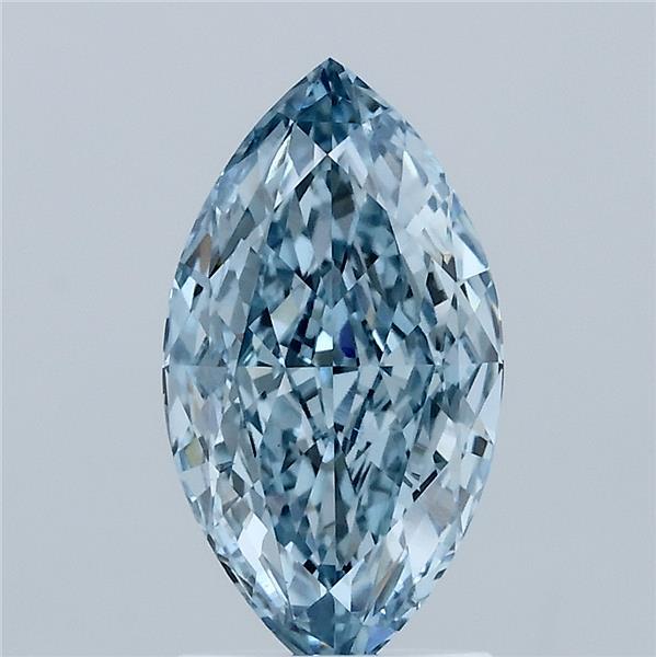 1.99ct Marquise FANCY VIVID BLUE VS1 Lab Created Diamond