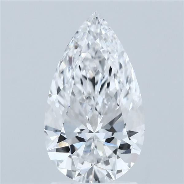 2ct Pear D VVS1 Lab Created Diamond