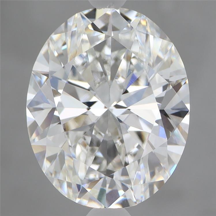 3.7ct Oval E VVS2 Lab Created Diamond