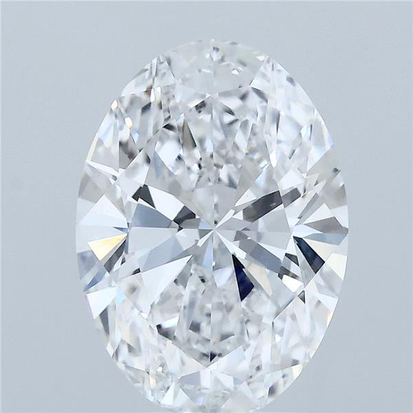3ct Oval D VVS1 Lab Created Diamond
