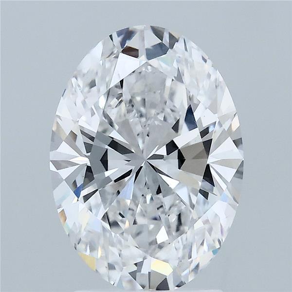 2.5ct Oval D VVS2 Lab Created Diamond