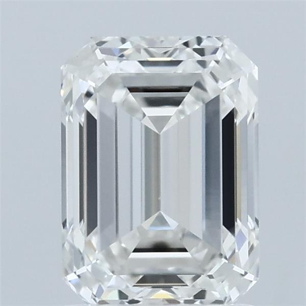1.77ct Emerald F VVS2 Lab Created Diamond