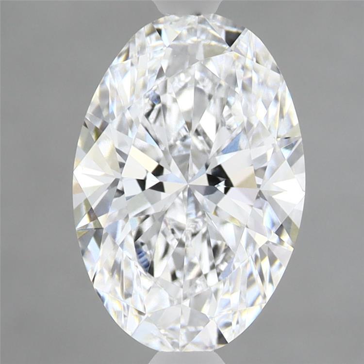 2.18ct Oval D VVS2 Lab Created Diamond