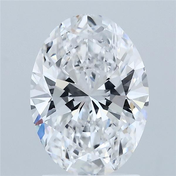 2ct Oval D VVS2 Lab Created Diamond