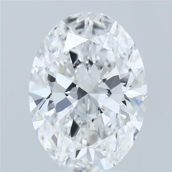2.82ct Oval D VVS2 Lab Created Diamond