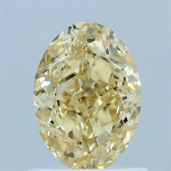 1.09ct Oval FANCY INTENSE YELLOW VVS2 Lab Created Diamond