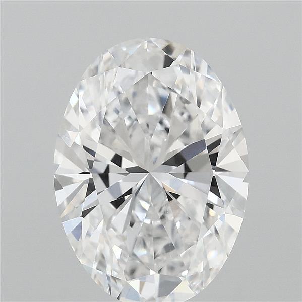 3ct Oval D VVS1 Lab Created Diamond