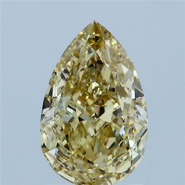 1.91ct Pear FANCY INTENSE YELLOW VS1 Lab Created Diamond