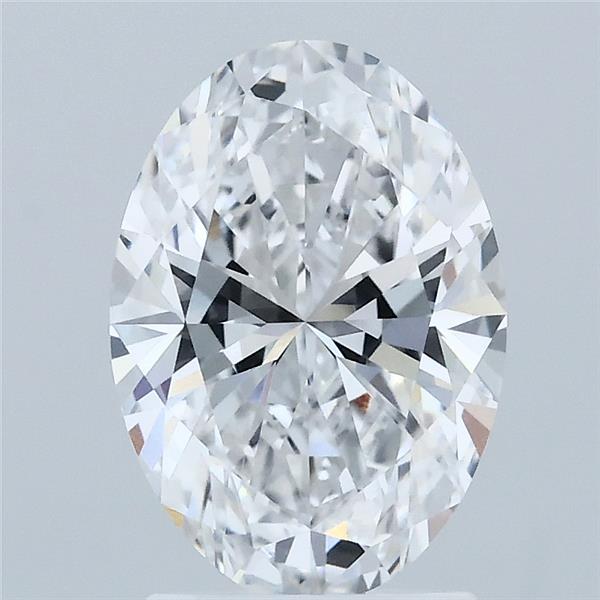 2.1ct Oval D VVS1 Lab Created Diamond