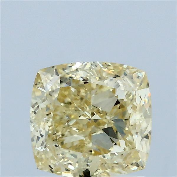 1.51ct Cushion FANCY INTENSE YELLOW VVS2 Lab Created Diamond