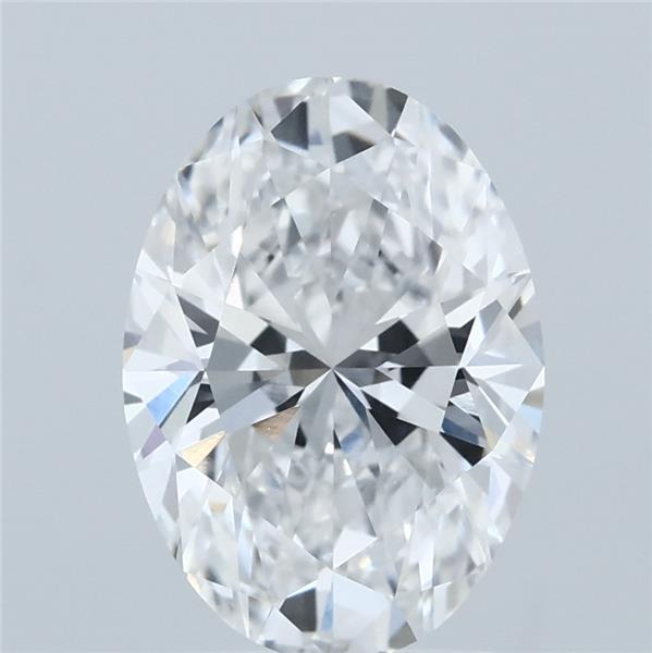 2.54ct Oval E VVS2 Lab Created Diamond