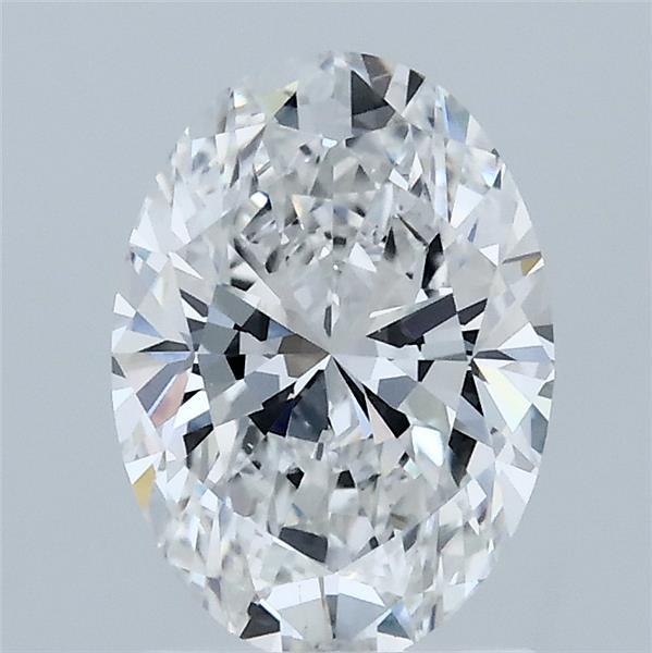 1.5ct Oval E VVS2 Lab Created Diamond