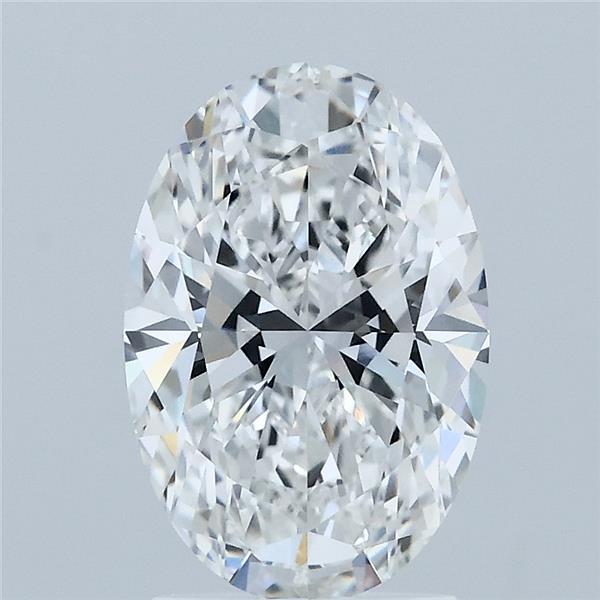 2.09ct Oval E VVS2 Lab Created Diamond