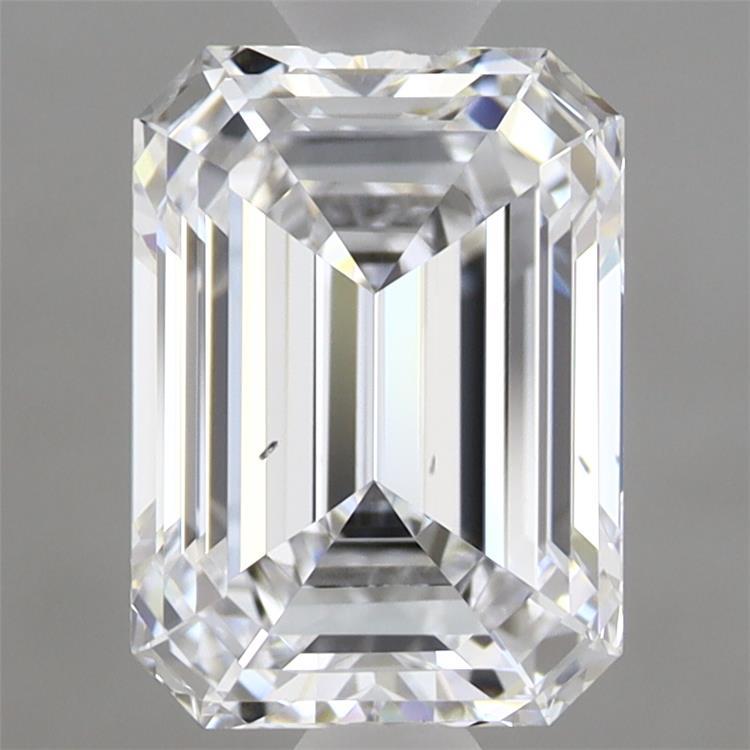 2.06ct Emerald D VS2 Lab Created Diamond