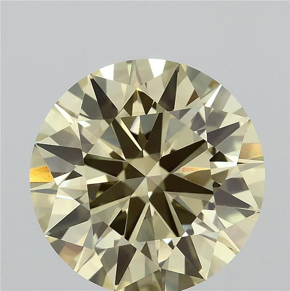 4ct Round FANCY INTENSE YELLOW VS1 Lab Created Diamond