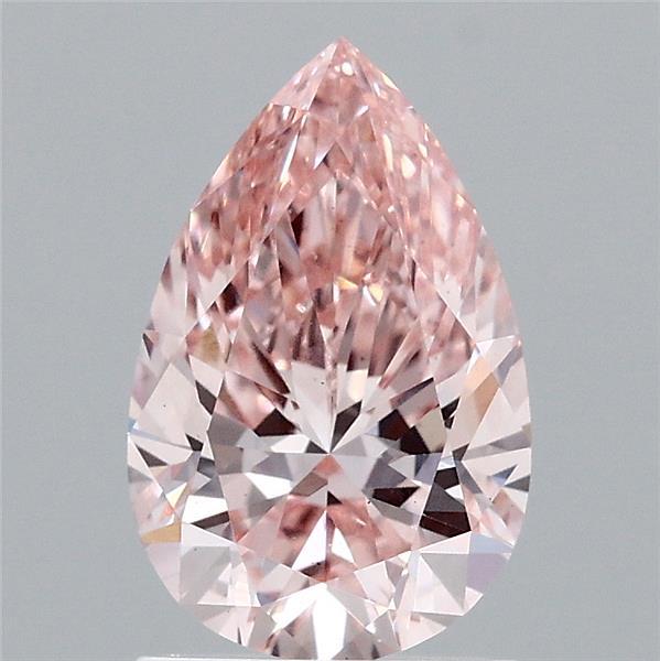 1.4ct Pear FANCY INTENSE PINK VS1 Lab Created Diamond