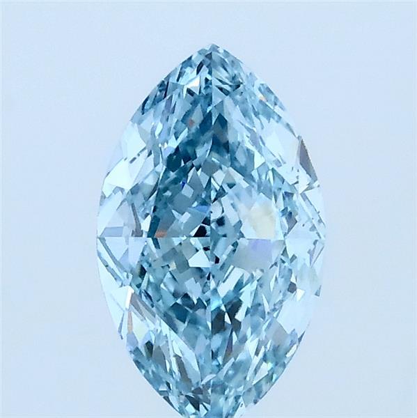 1.04ct Marquise FANCY VIVID BLUE VS1 Lab Created Diamond