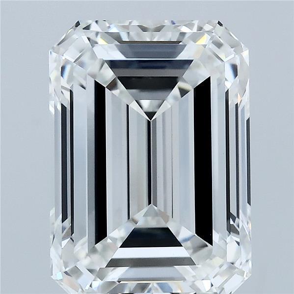 5.03ct Emerald F VVS2 Lab Created Diamond