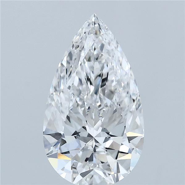 2.22ct Pear E VVS2 Lab Created Diamond
