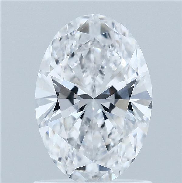 1.09ct Oval D VVS2 Lab Created Diamond
