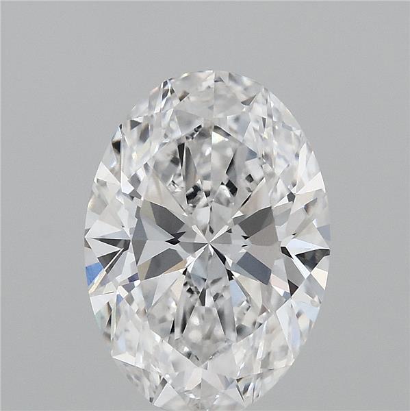 3.02ct Oval D VVS1 Lab Created Diamond