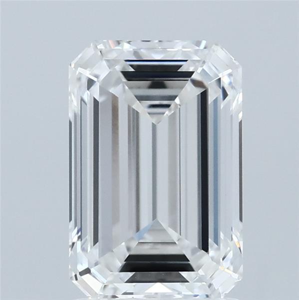 2.09ct Emerald D VVS2 Lab Created Diamond