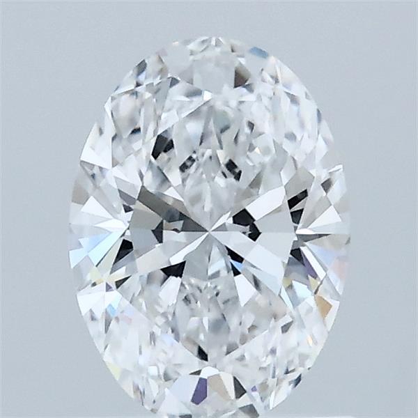 1.02ct Oval D VVS2 Lab Created Diamond