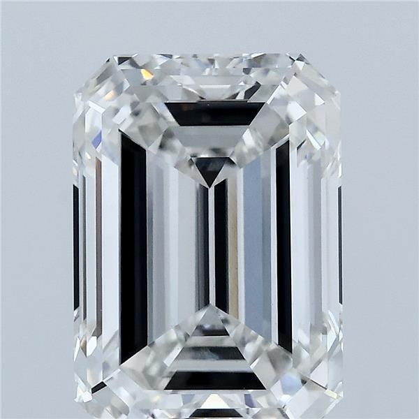 5.31ct Emerald F VS2 Lab Created Diamond