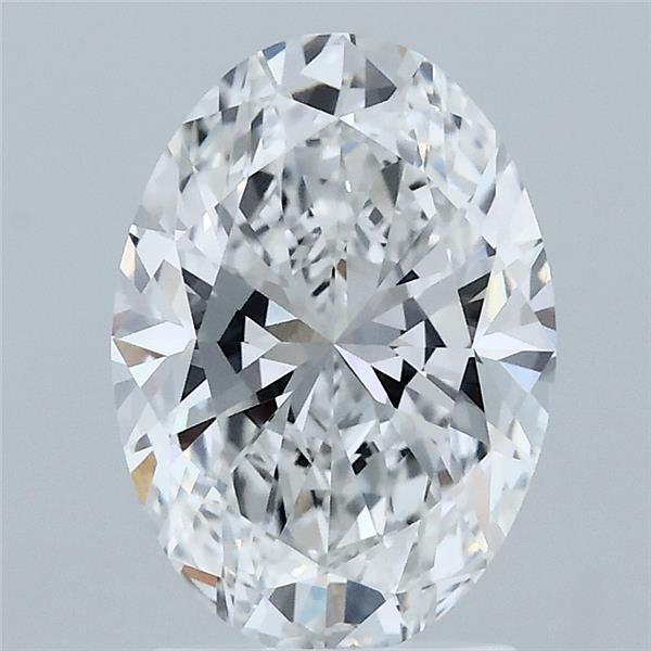 2.05ct Oval E VVS2 Lab Created Diamond
