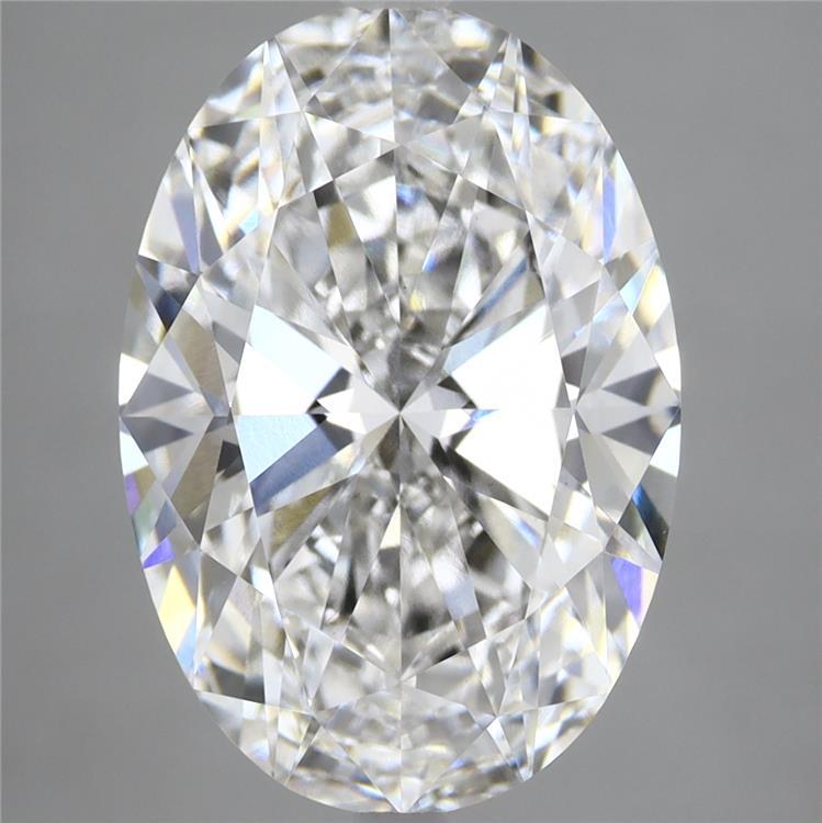 4.93ct Oval F VS1 Lab Created Diamond