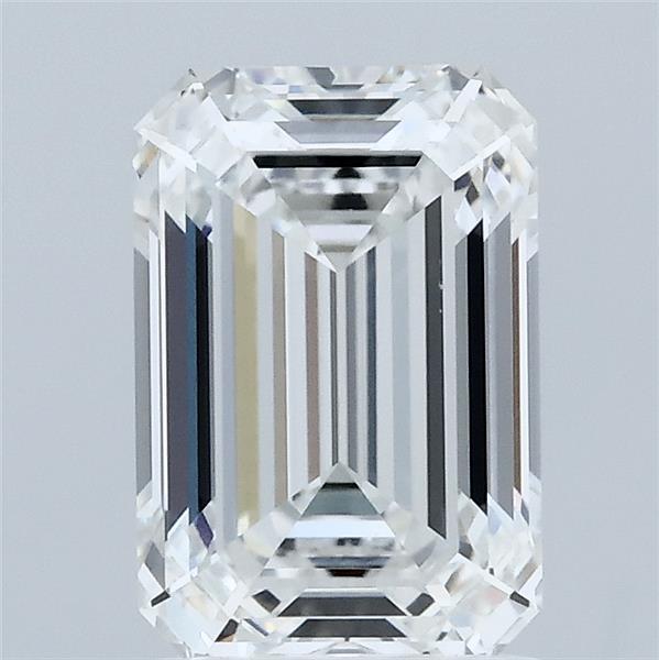 2.1ct Emerald F VVS1 Lab Created Diamond