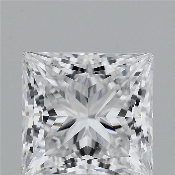 3.12ct Princess D VVS2 Lab Created Diamond